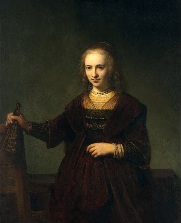 Galeria Plakatu, Plakat, Portrait of a woman III, Rembrandt, 70x100 cm