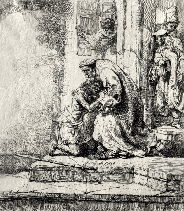 Galeria Plakatu, Plakat, Return of the Prodigal Son, Rembrandt, 30x40 cm