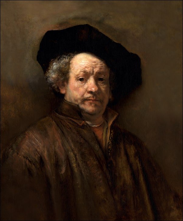 Galeria Plakatu, Plakat, Self Portrait, Rembrandt, 70x100 cm
