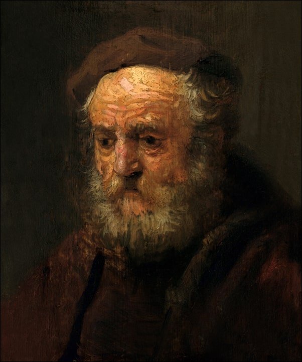 Galeria Plakatu, Plakat, Study Head of an Old Man, Rembrandt, 59,4x84,1 cm