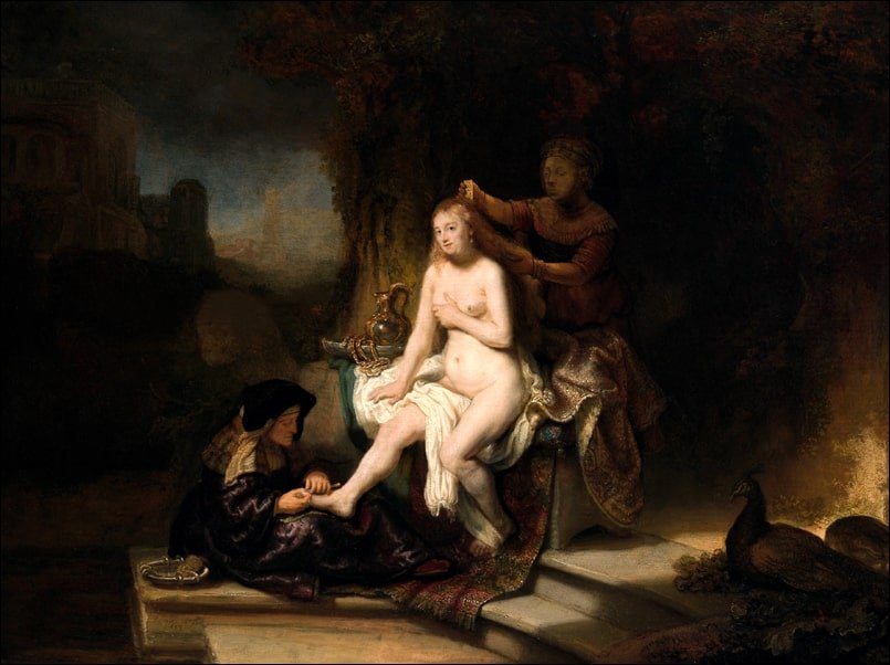 Galeria Plakatu, Plakat, The Toilet of Bathsheba, Rembrandt, 70x50 cm
