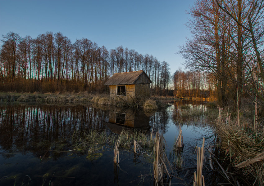 Galeria Plakatu, Plakat, Domek nad wodą I, 40x30 cm