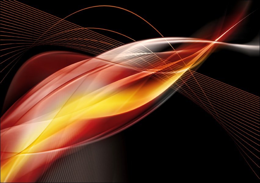 Galeria Plakatu, Plakat, Abstrakcja. Abstract background in red, 42x29,7 cm