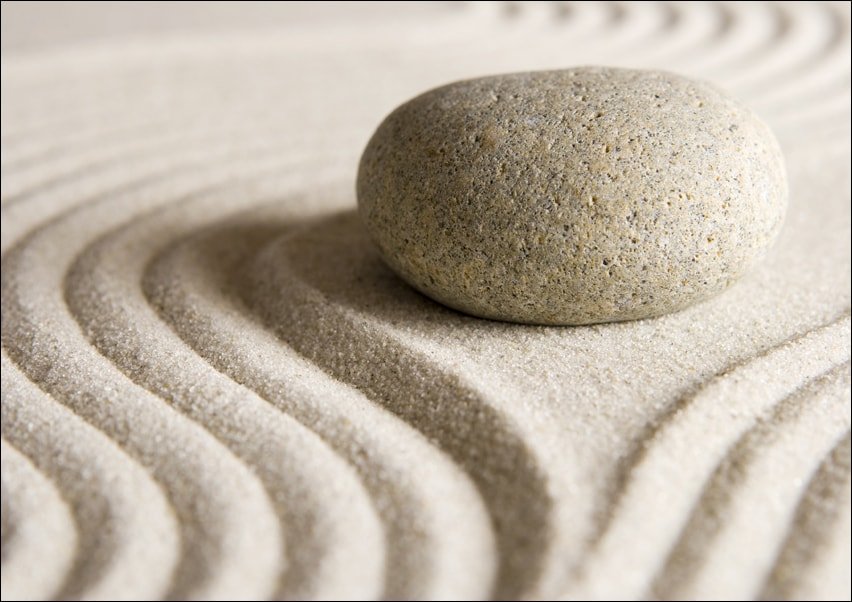 Galeria Plakatu, Plakat, Zen stone, 50x40 cm
