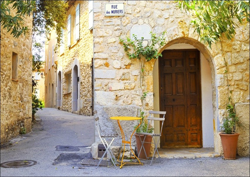 Galeria Plakatu, Plakat, Mougins Village, Prowansja,Francja, 29,7x21 cm