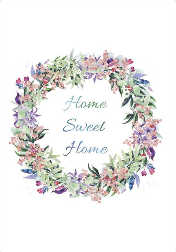 Galeria Plakatu, Plakat, Home sweet home, 29,7x42 cm