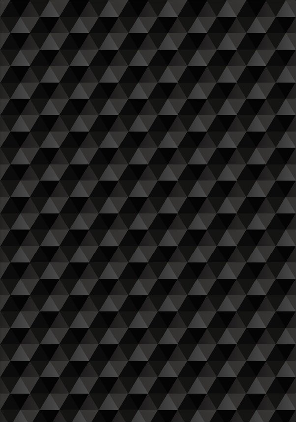 Galeria Plakatu, Plakat, Czarne trójkąty, 61x91,5 cm