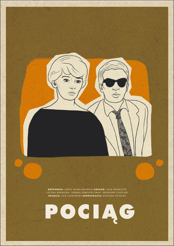 Galeria Plakatu, Plakat, Pociąg, 61x91,5 cm