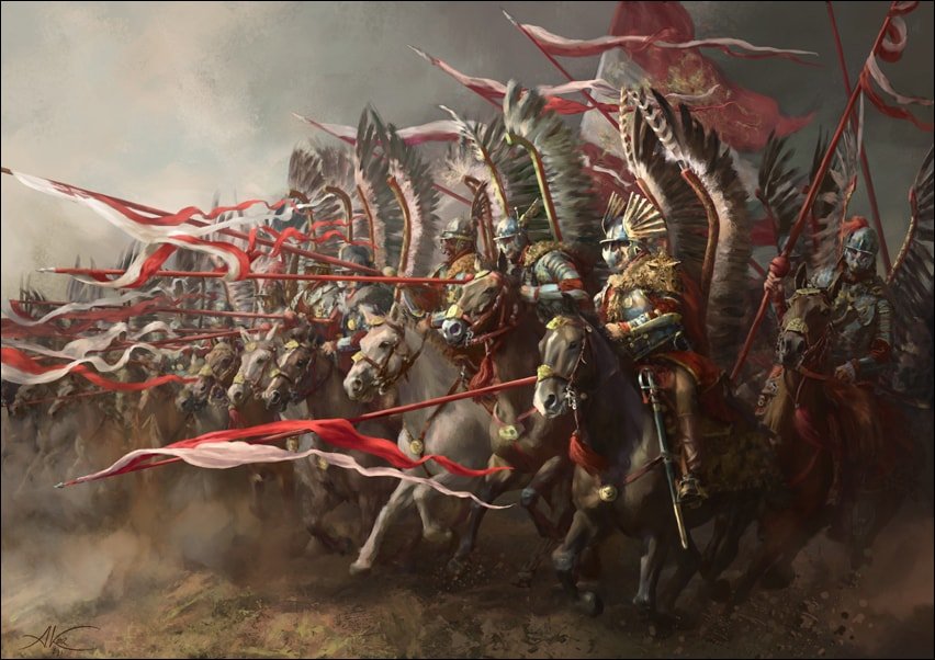 Galeria Plakatu, Plakat, Szarża husarii, 40x30 cm