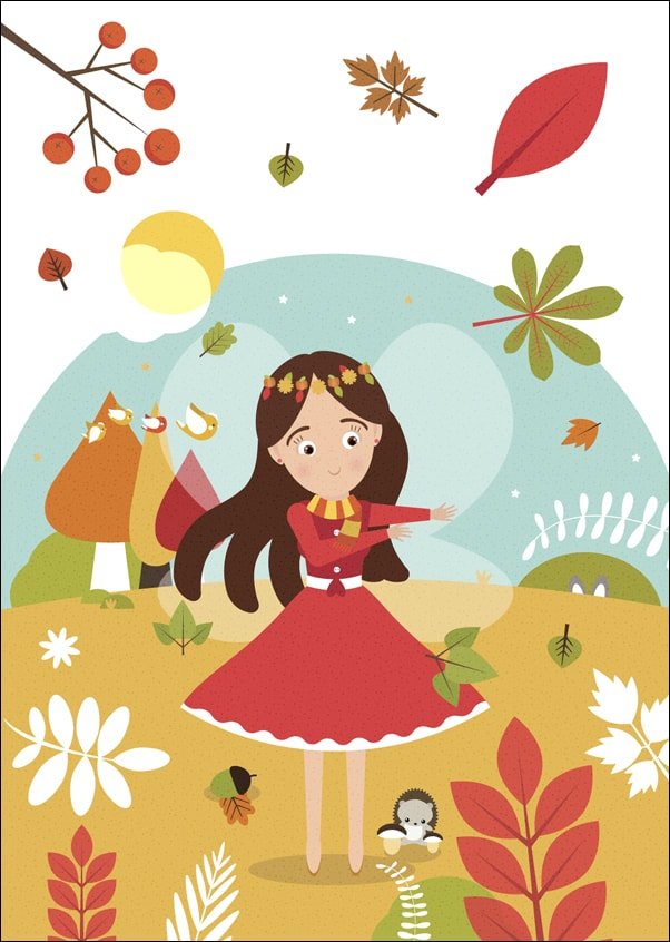 Galeria Plakatu, Plakat, Zaczarowany las Pani jesień, 30x40 cm