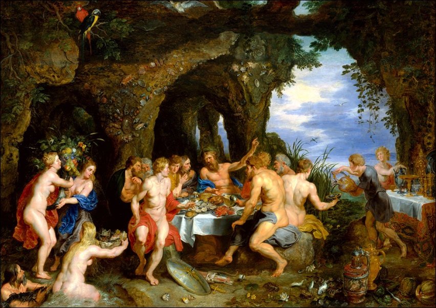 Galeria Plakatu, Plakat, The Feast of Acheloüs, Rubens, 100x70 cm