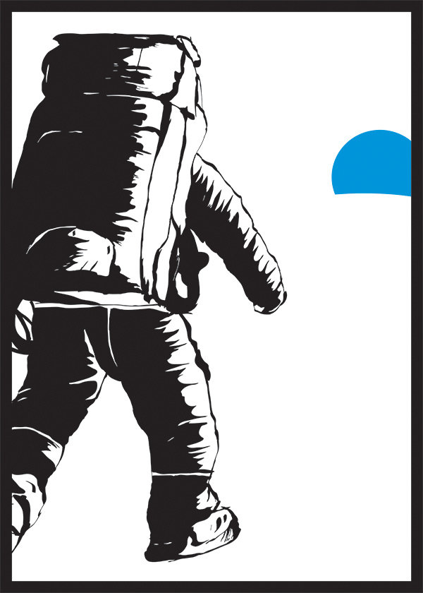 Galeria Plakatu, Kosmos (niebieski), 30x40 cm