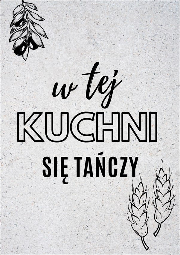Galeria Plakatu, Plakat, W tej kuchni, 40x50 cm
