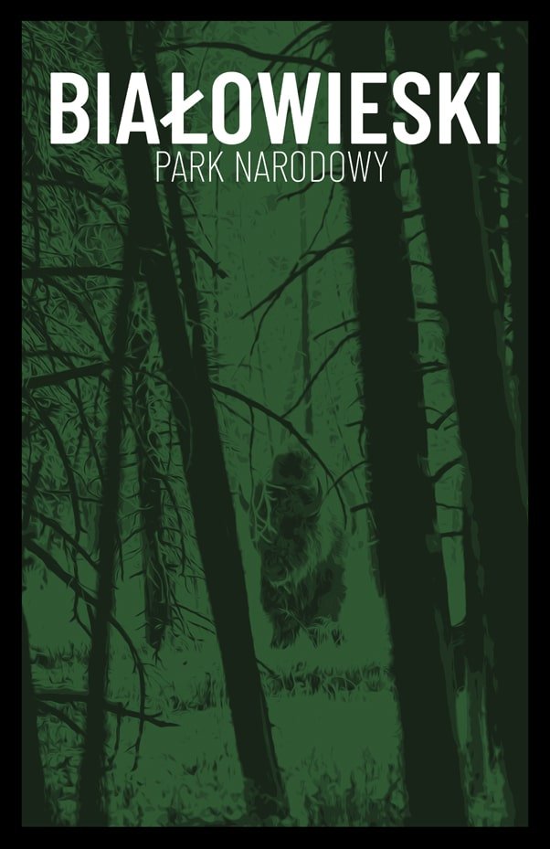 Galeria Plakatu, Parki Narodowe, Bialowieża, 61x91,5 cm