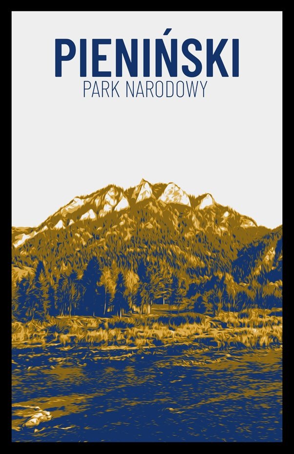Galeria Plakatu, Parki Narodowe, Pieniny, 30x40 cm
