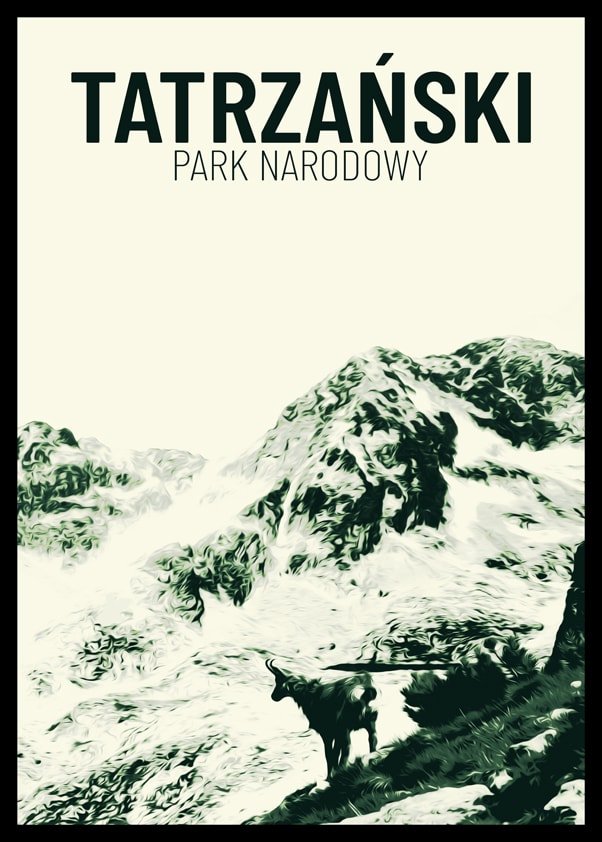 Galeria Plakatu, Parki Narodowe, Tatry, 70x100 cm