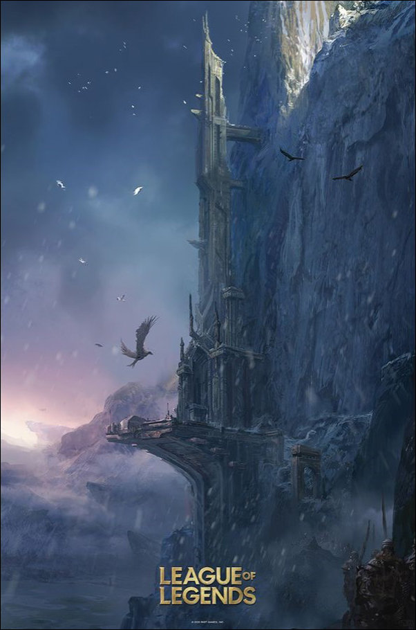 Close, League of Legends Howling Abyss, 61x91,5 cm
