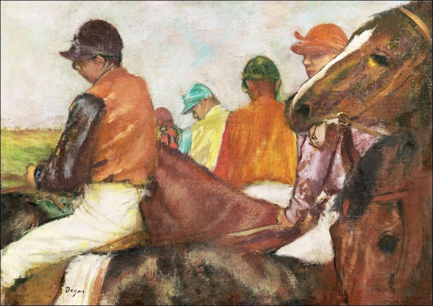 Galeria Plakatu, Plakat, The Jockeys, Edgar Degas, 70x50 cm