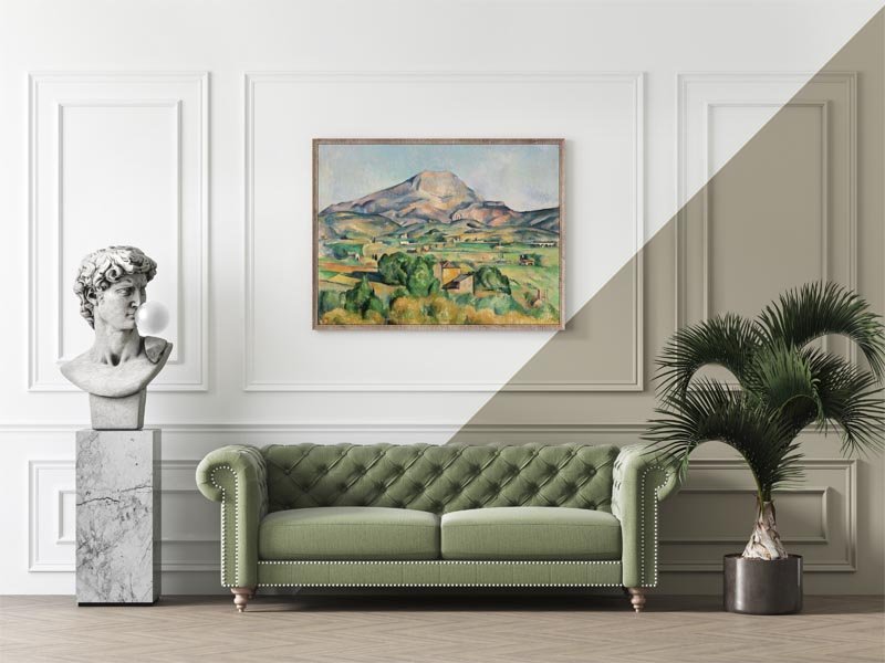 Galeria Plakatu, Plakat, Mont Sainte-Victoire, Paul Cézanne, 100x70 cm