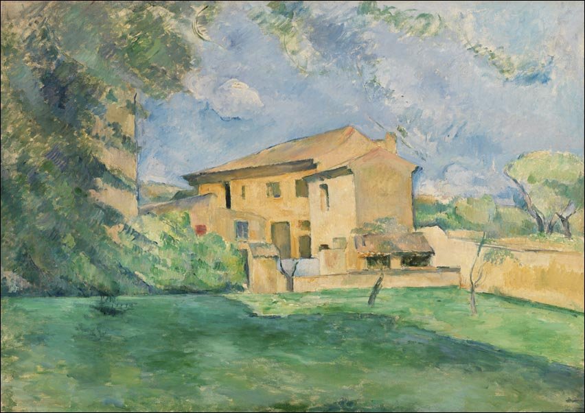 Galeria Plakatu, Plakat, The Farm at the Jas de Bouffan, Paul Cézanne, 70x50 cm