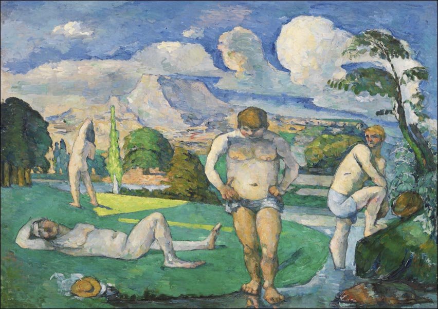 Galeria Plakatu, Plakat, Bathers at Rest, Paul Cézanne, 70x50 cm