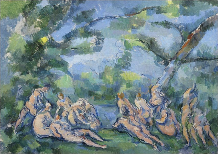 Galeria Plakatu, Plakat, The Bathers, Paul Cézanne, 42x29,7 cm