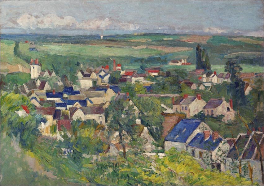 Galeria Plakatu, Plakat, Auvers, Panoramic View, Paul Cézanne, 70x50 cm