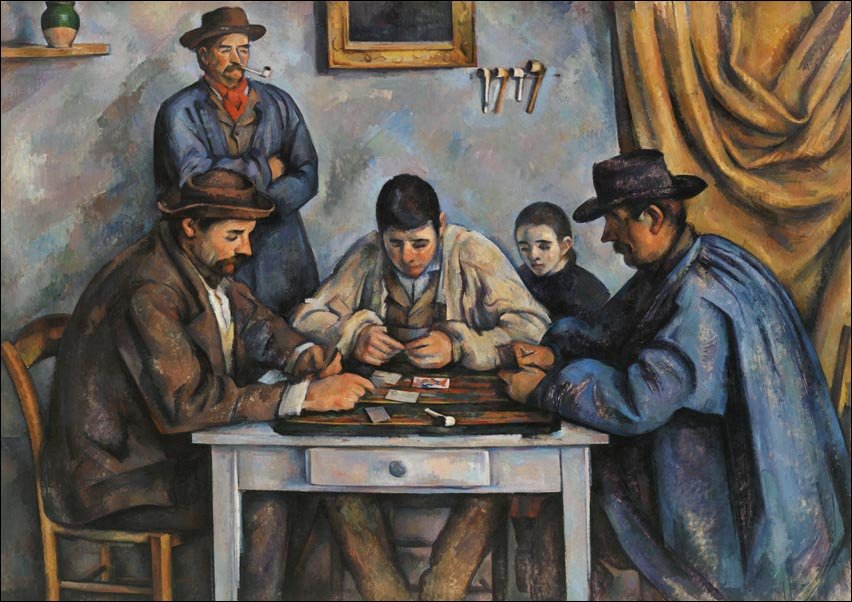 Galeria Plakatu, Plakat, The Card Players, Paul Cézanne, 100x70 cm