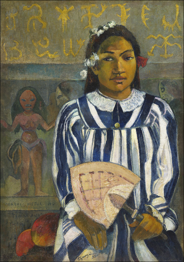 Galeria Plakatu, Plakat, Tehamana Has Many Parents or The Ancestors of Tehamana , Paul Gauguin, 50x70 cm