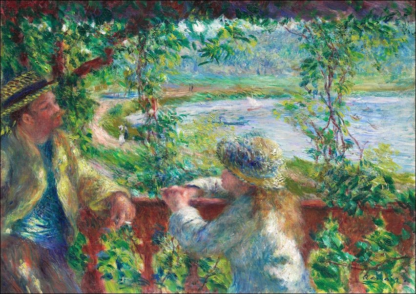 Galeria Plakatu, Plakat, Near the Lake, Pierre-Auguste Renoir, 100x70 cm