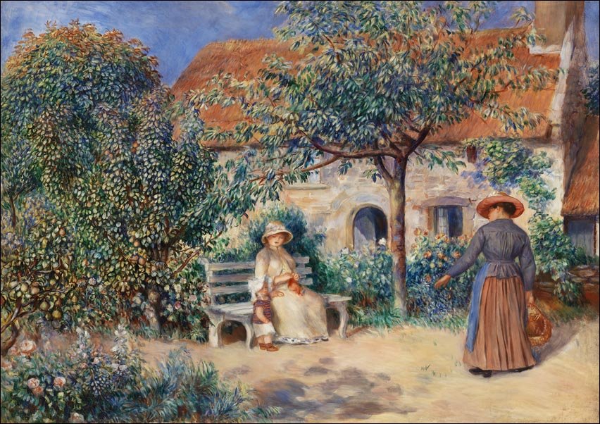 Galeria Plakatu, Plakat, In Brittany, Pierre-Auguste Renoir, 91,5x61 cm