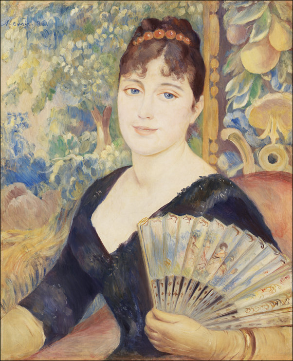 Galeria Plakatu, Plakat, Woman with Fan, Pierre-Auguste Renoir, 50x70 cm