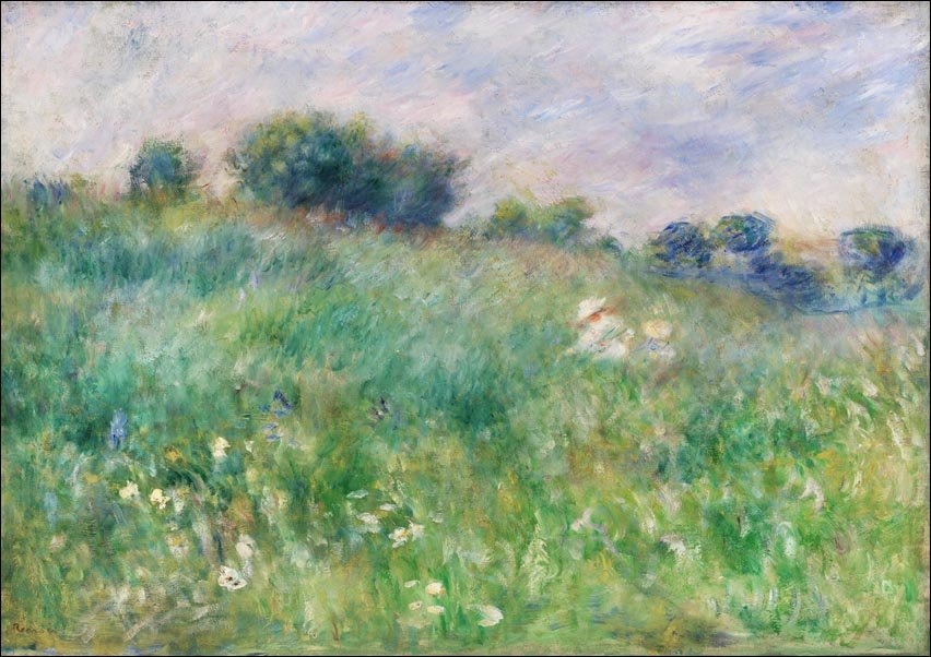 Galeria Plakatu, Plakat, Meadow, Pierre-Auguste Renoir, 70x50 cm