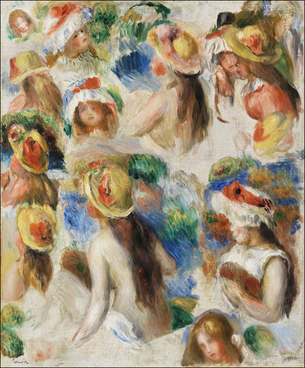 Galeria Plakatu, Plakat, Study of Heads, Pierre-Auguste Renoir, 61x91,5 cm