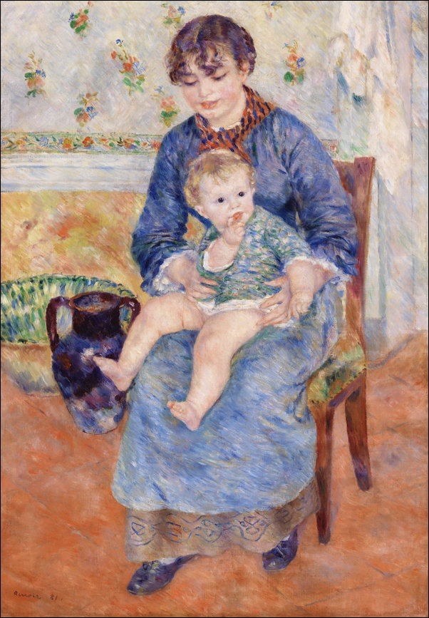 Galeria Plakatu, Plakat, Young Mother, Pierre-Auguste Renoir, 20x30 cm