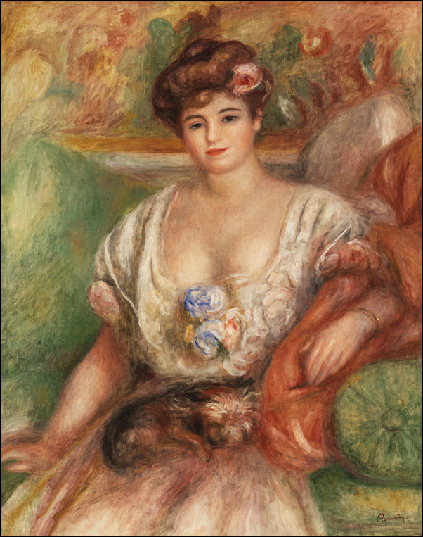 Galeria Plakatu, Plakat, Portrait of Misia Sert, Pierre-Auguste Renoir, 20x30 cm