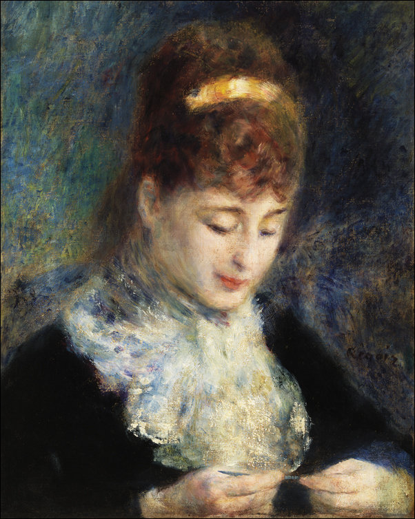 Galeria Plakatu, Plakat, Woman Crocheting, Pierre-Auguste Renoir, 30x40 cm