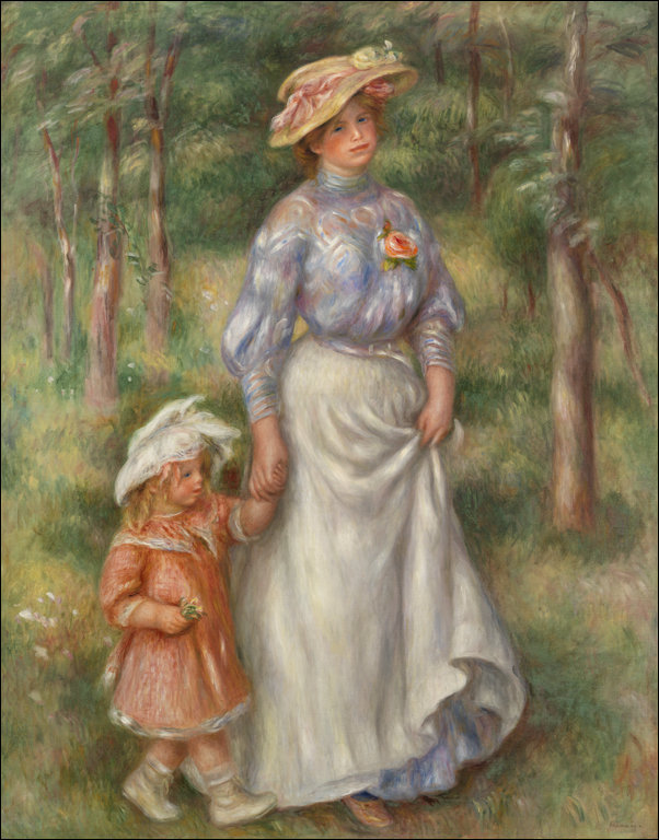 Galeria Plakatu, Plakat, Promenade, Pierre-Auguste Renoir, 50x70 cm