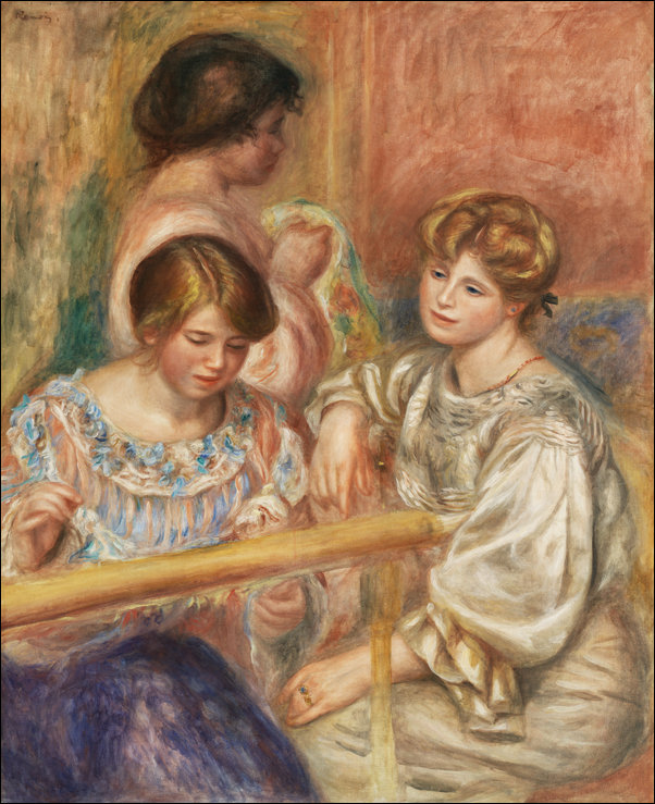 Galeria Plakatu, Plakat, Embroiderers, Pierre-Auguste Renoir, 70x100 cm