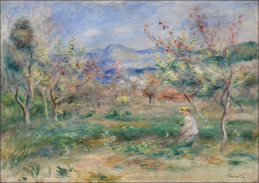 Galeria Plakatu, Plakat, Landscape, Pierre-Auguste Renoir, 100x70 cm