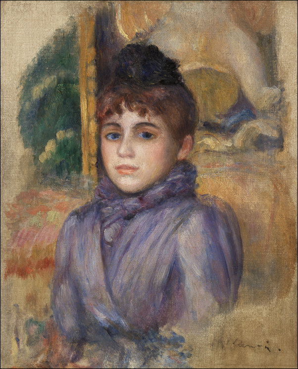 Galeria Plakatu, Plakat, Portrait of a Young Woman, Pierre-Auguste Renoir, 70x100 cm