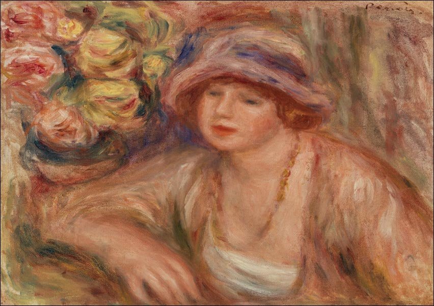 Galeria Plakatu, Plakat, Woman Leaning, Pierre-Auguste Renoir, 40x50 cm