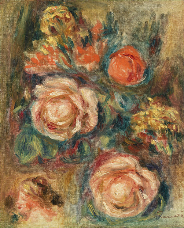 Galeria Plakatu, Plakat, Bouquet of Roses, Pierre-Auguste Renoir, 30x40 cm