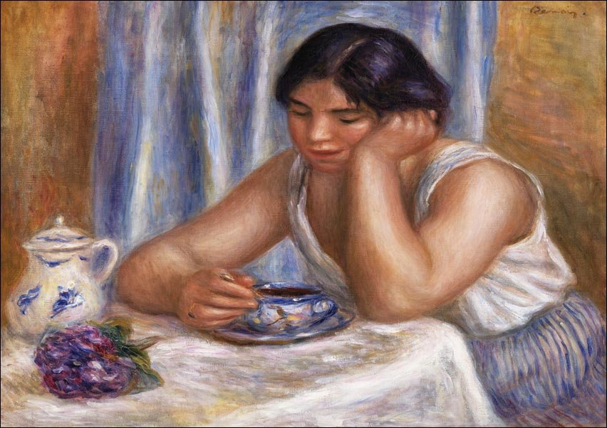 Galeria Plakatu, Plakat, Cup of Chocolate, Pierre-Auguste Renoir, 61x91,5 cm