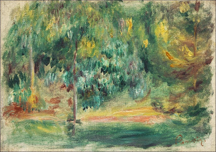 Galeria Plakatu, Plakat, Paysage (1900), Pierre-Auguste Renoir, 50x40 cm