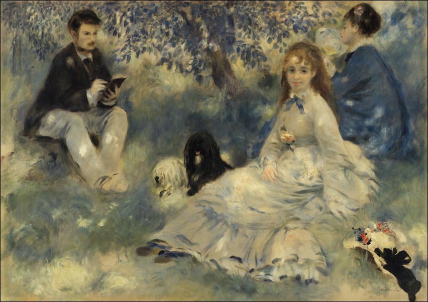 Galeria Plakatu, Plakat, Henriot Family (La Famille Henriot) (1875), Pierre-Auguste Renoir, 84,1x59,4 cm