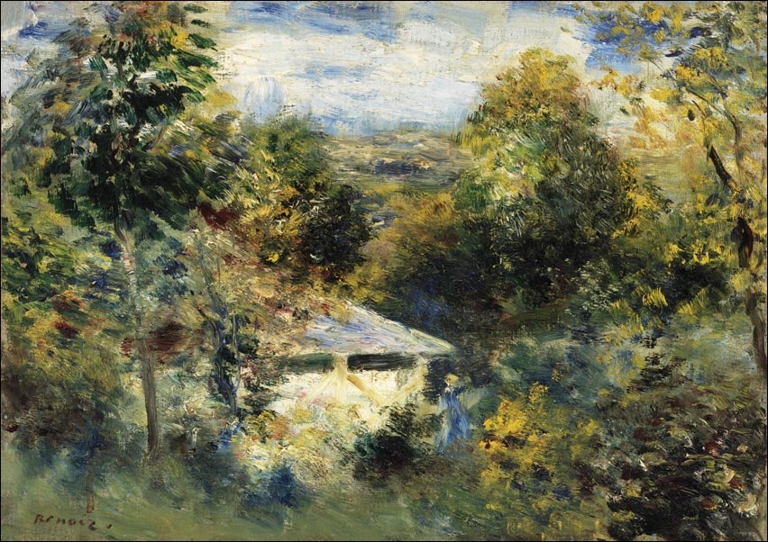 Galeria Plakatu, Plakat, Louveciennes, Pierre-Auguste Renoir, 40x30 cm