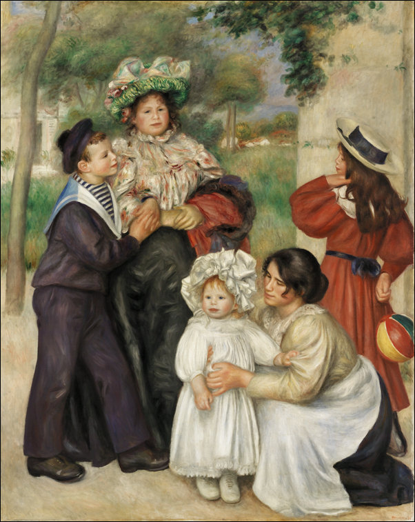 Galeria Plakatu, Plakat, The Artist&rsquo;s Family, Pierre-Auguste Renoir, 40x60 cm