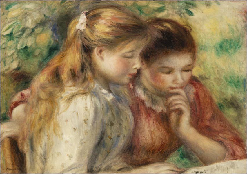 Galeria Plakatu, Plakat, Reading, Pierre-Auguste Renoir, 21x29,7 cm