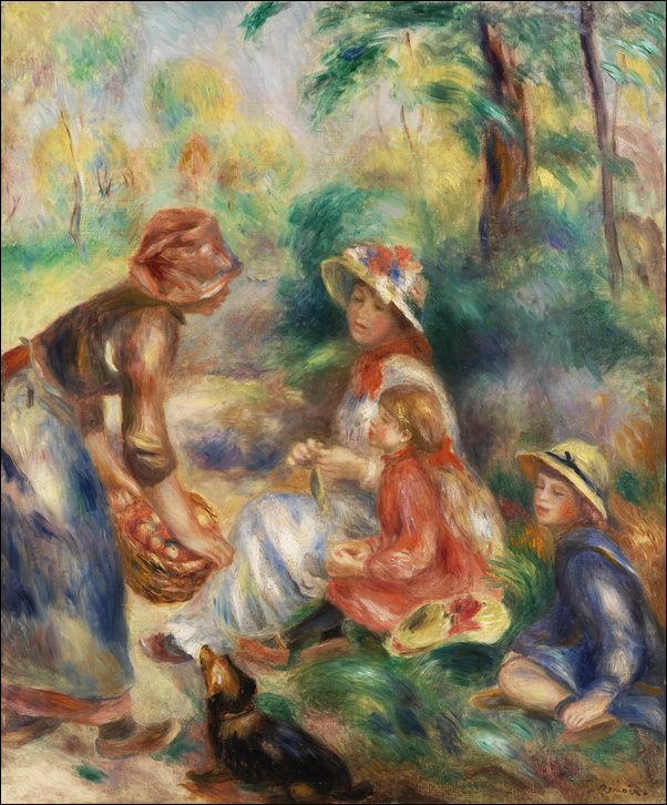 Galeria Plakatu, Plakat, Apple Vendor, Pierre-Auguste Renoir, 70x100 cm